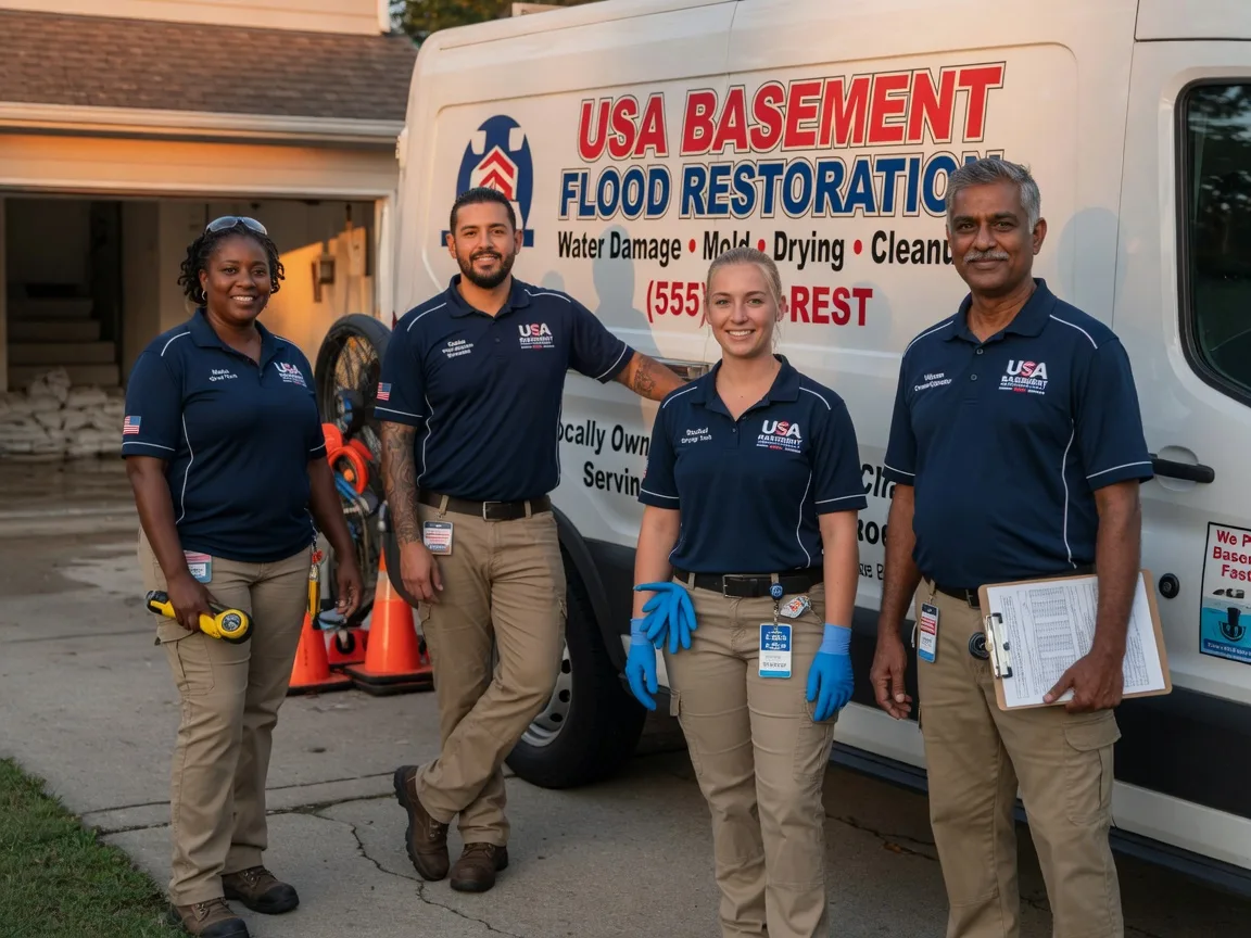Basement Flood Cleanup company in Larsen, WI