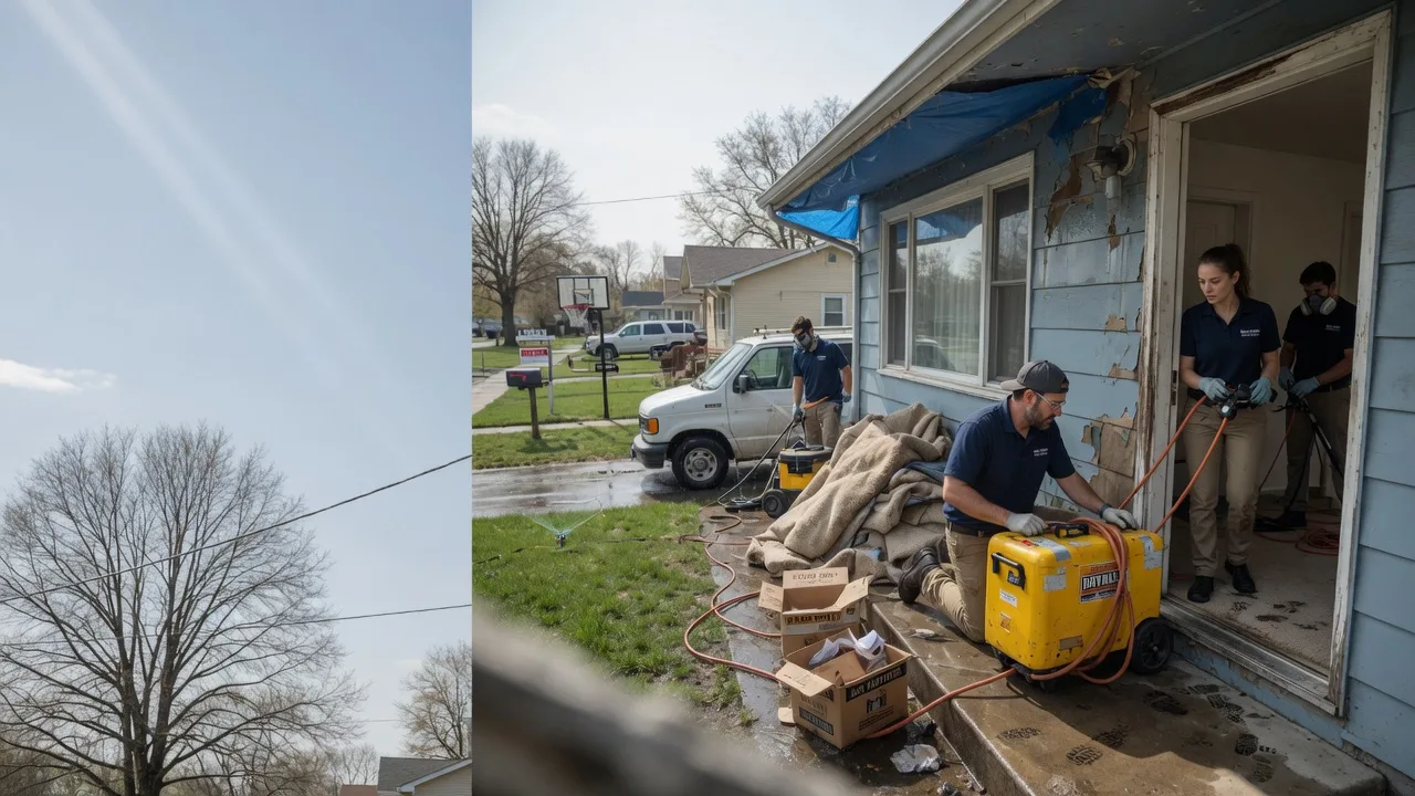 Basement Flood Cleanup in Larsen, WI near me